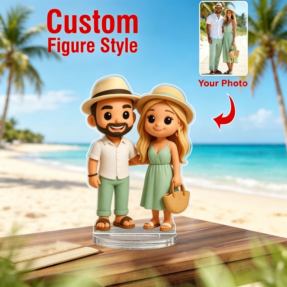 Desk Setup Equipment - Suporte de Acrílico Personalizado com Personagem