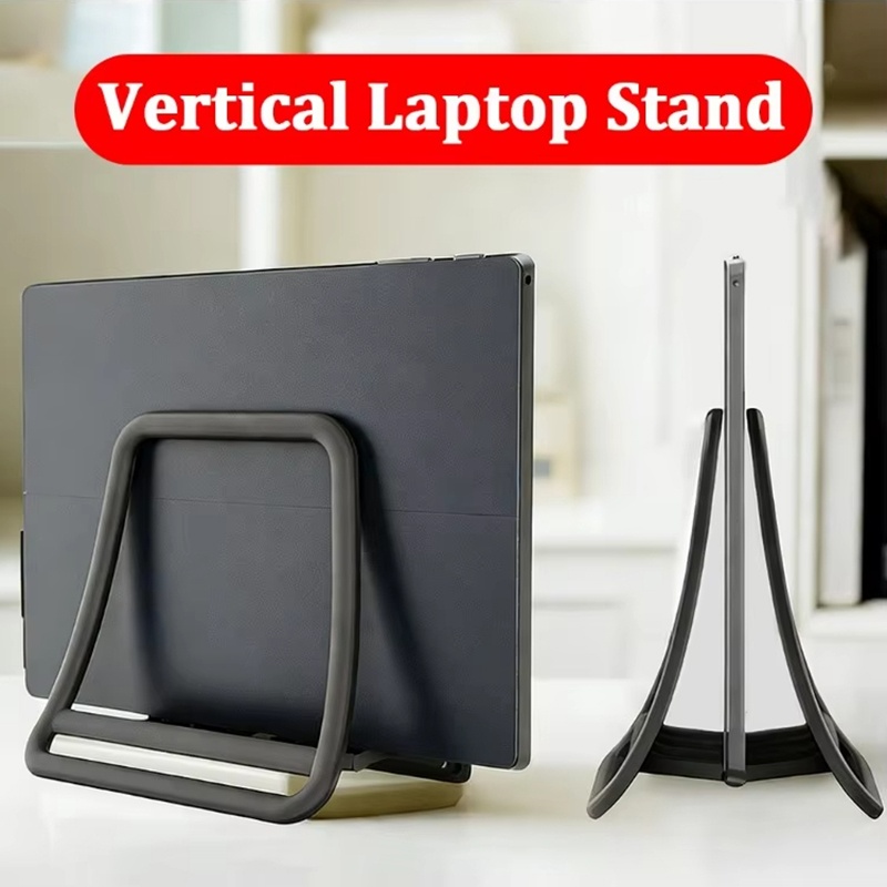 Desk Setup Macbook - Suporte vertical antiderrapante para laptop, suporte