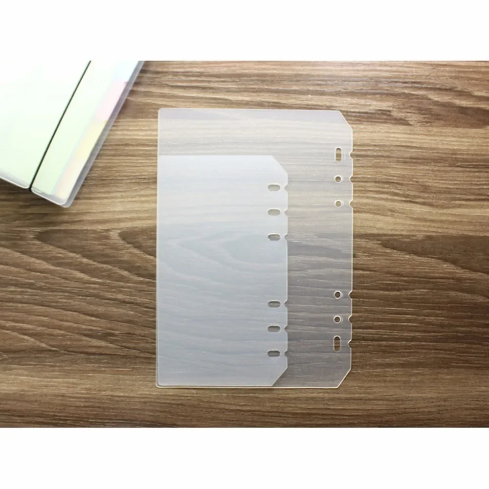 Ring Binder Box - 2 pçs/set elástico transparente separador placa