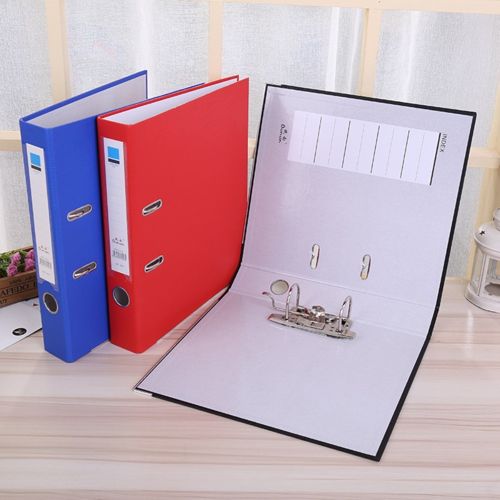 Ring Binder Box - Portátil 2 Anel Arch Arquivo Alavanca,