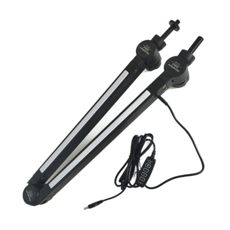 Desk Setup With Mic - Suporte de Microfone Rotativo com Iluminação