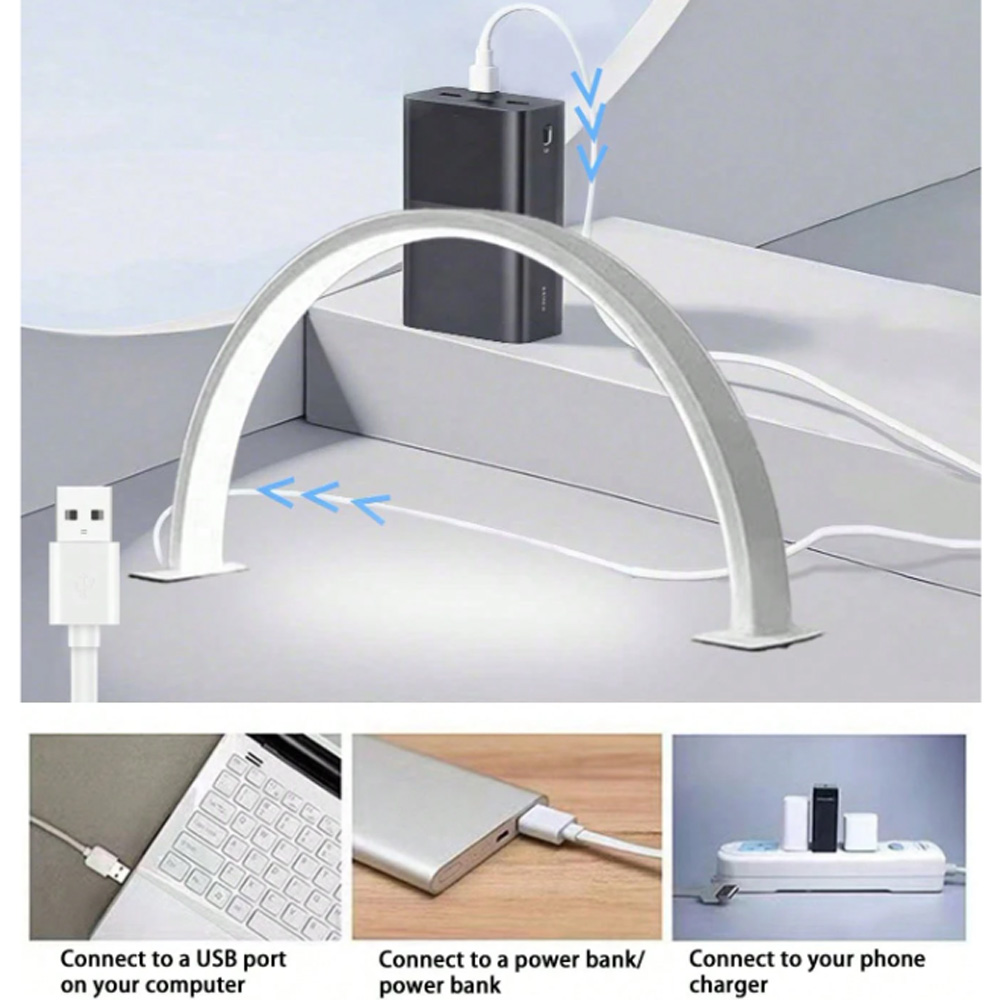 Desk Setup Equipment - Luminária de Mesa LED USB 5V