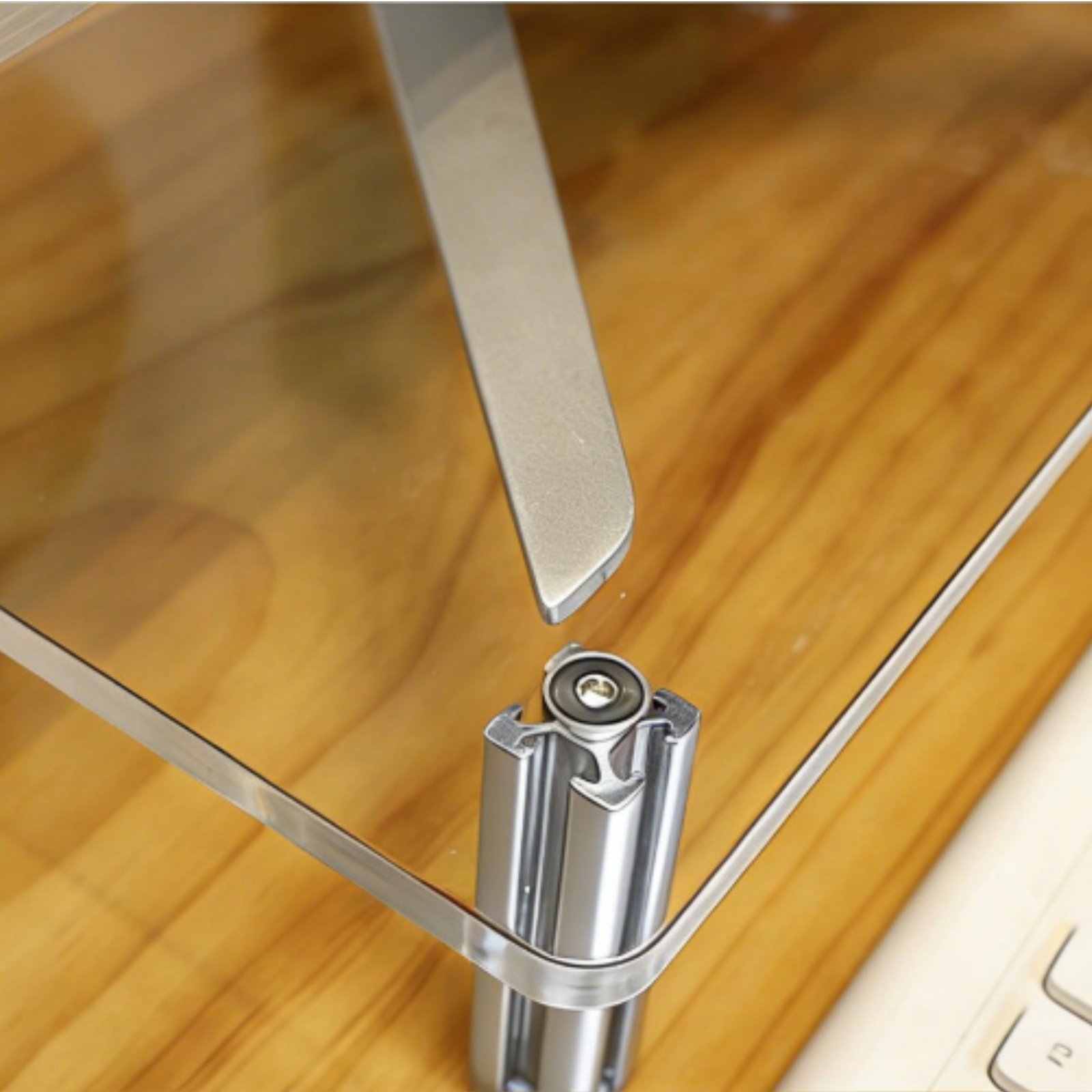 Desk Setup Organizer - Suporte de Monitor em Acrílico Transparente