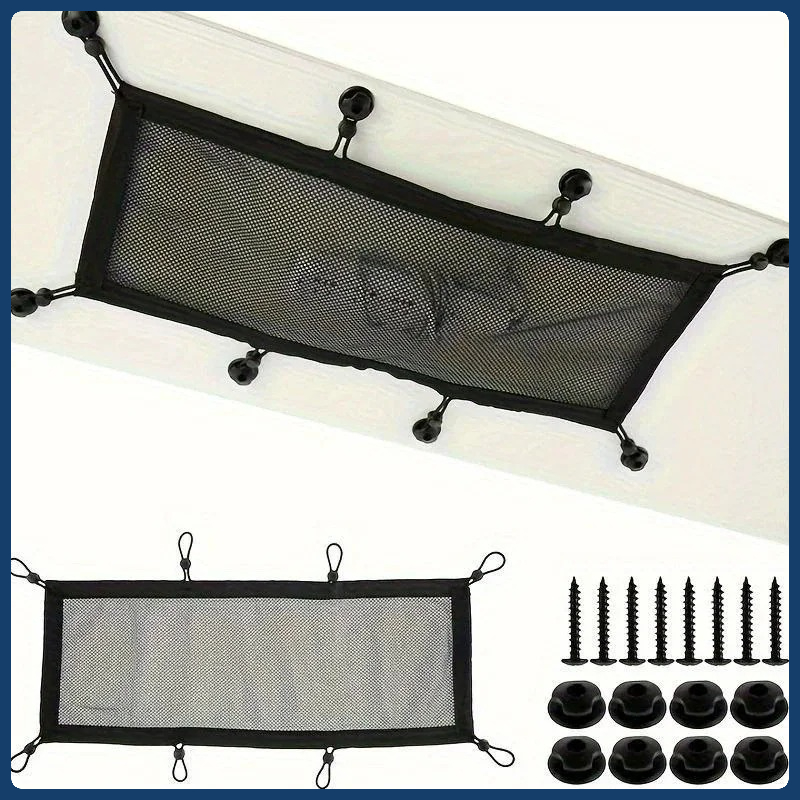 Desk Setup Organizer - Rede de gerenciamento de cabos sob