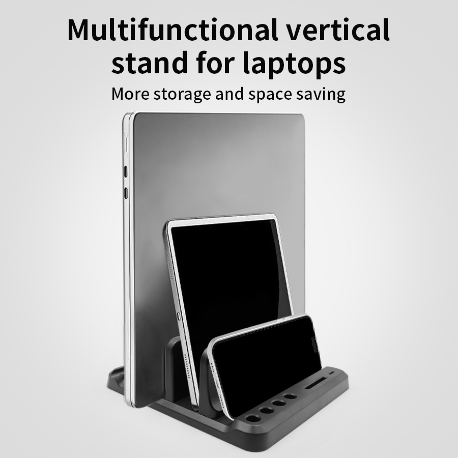 Desk Setup Macbook - Suporte vertical para laptop, plástico, portátil,