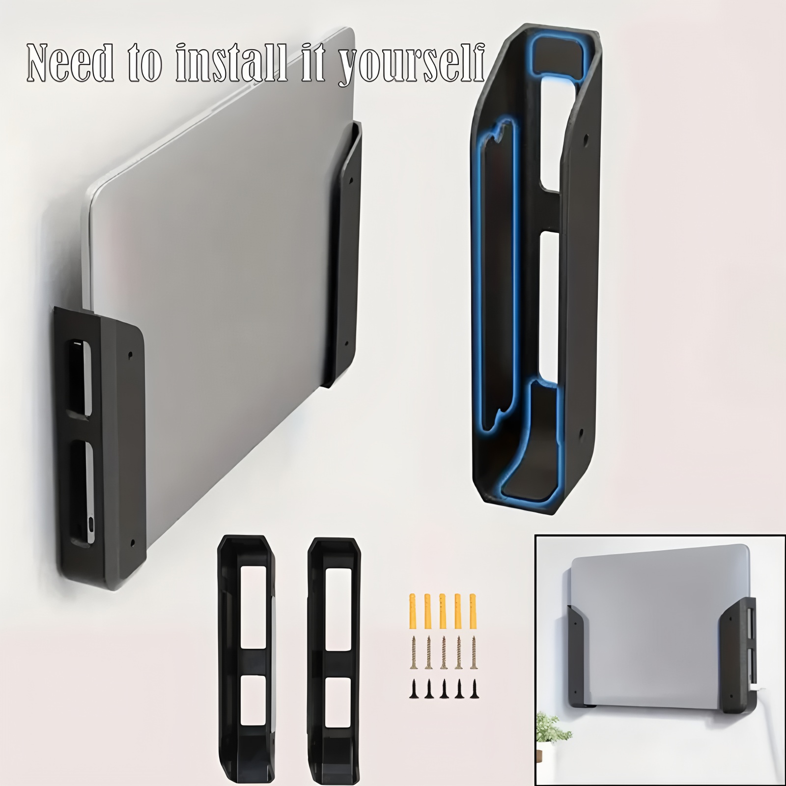Desk Setup Macbook - Suporte de Parede Universal para Laptop,