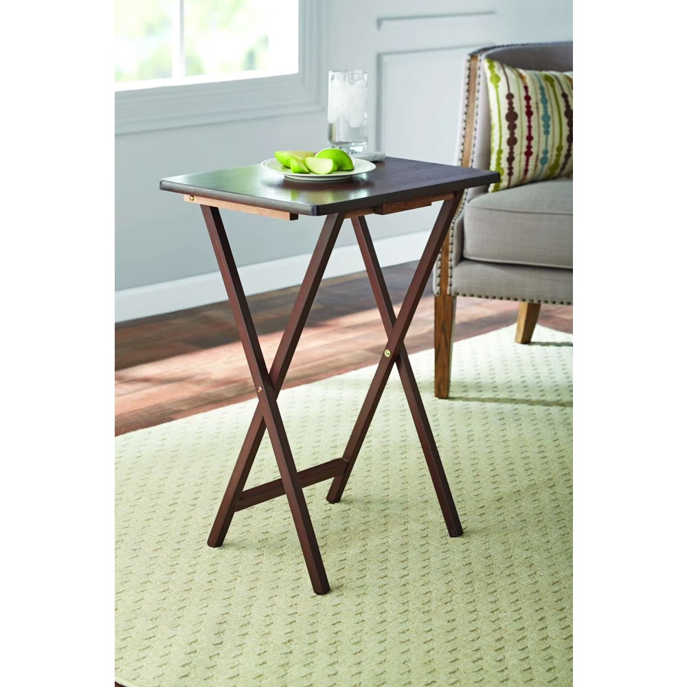 Mesa de TV Dobrável em Madeira - Desk Setup Equipment avaliação e preço