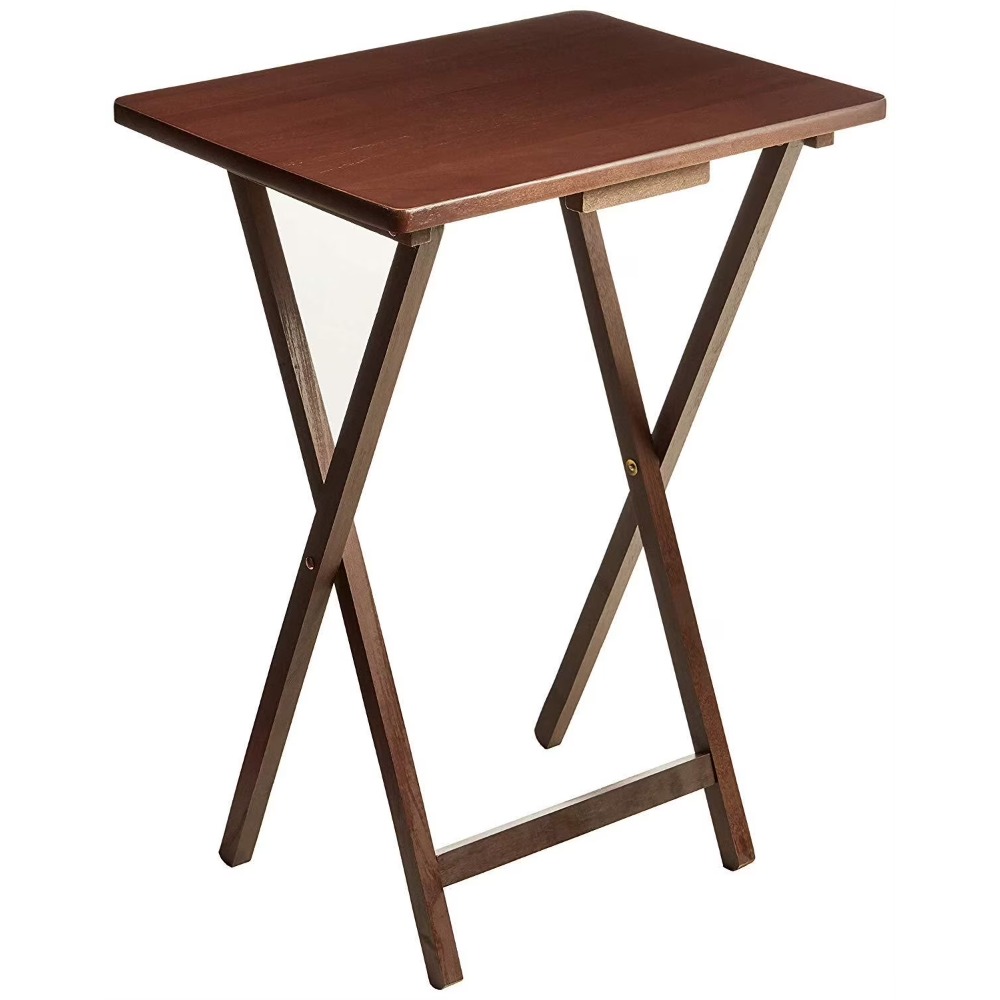 Mesa de TV Dobrável em Madeira - Desk Setup Equipment avaliação e preço