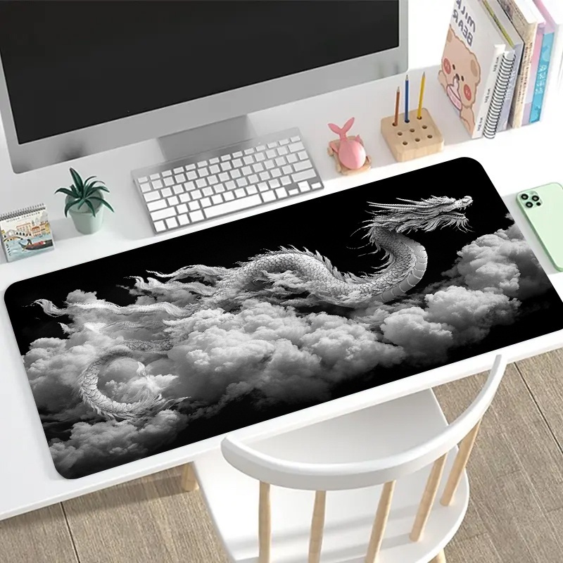 Mouse Pad Gamer Dragão Preto e - Desk Setup Laptop And Pc avaliação e preço