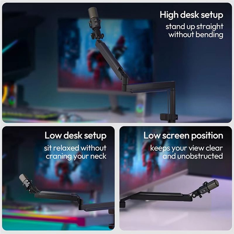 Microfone Ajustável PHILE-ZJ05 - Desk Setup With Mic avaliação e preço