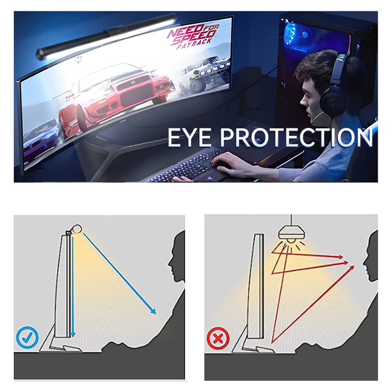 Barra de monitor led luz de me - Led Desk Light Usb avaliação e preço