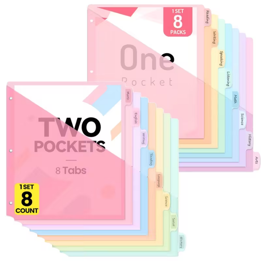 Divisórias de 8 peças para fic - Ring Binder Box avaliação e preço