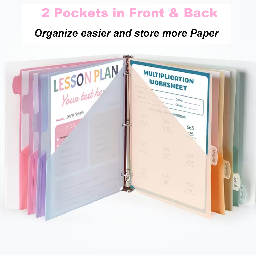 Divisórias de 8 peças para fic - Ring Binder Box avaliação e preço