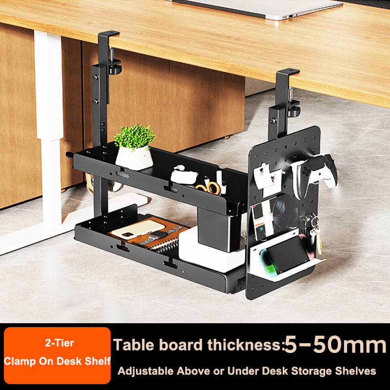 Prateleira de 2 Níveis de 14 P - Desk Setup Organizer avaliação e preço