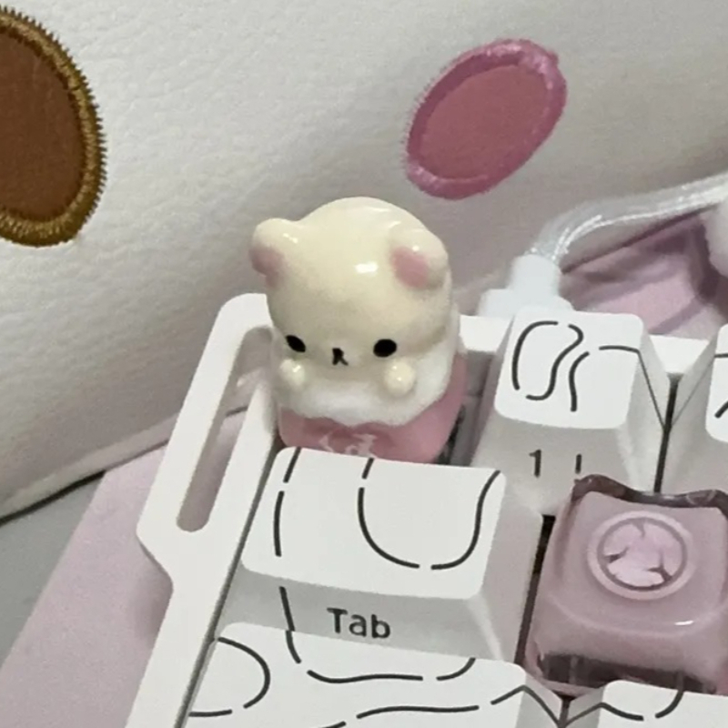 Keycaps Kawaii Rilakkuma: Tecl - Desk Setup Equipment avaliação e preço