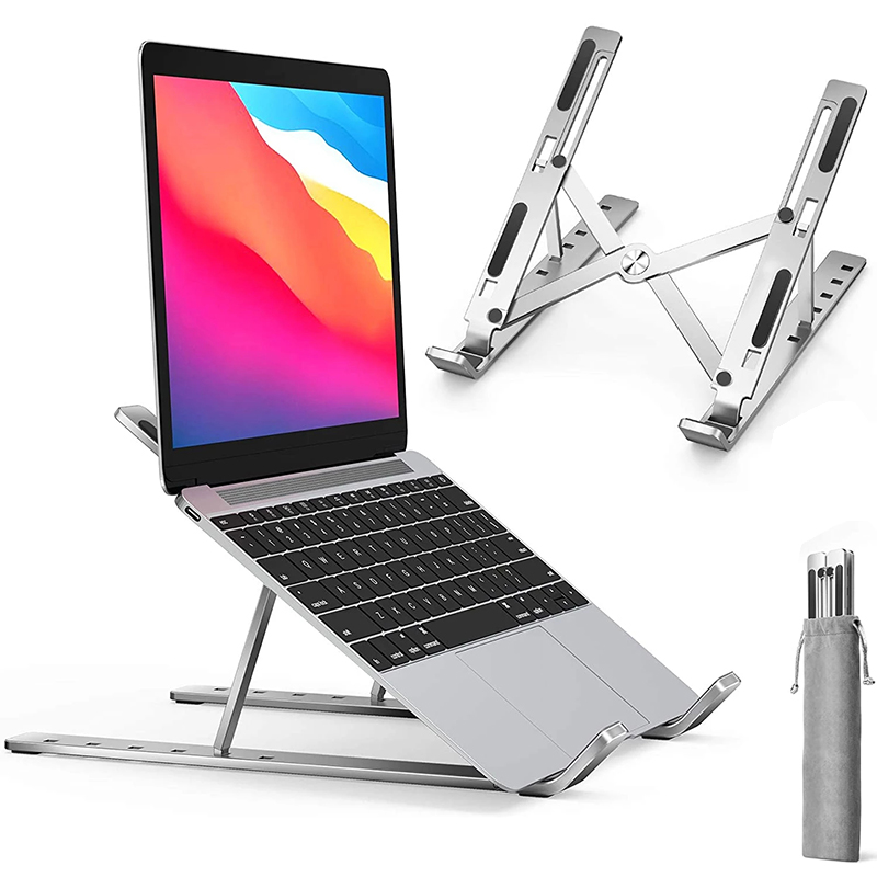 Metal portátil dobrável portát - Desk Setup Macbook avaliação e preço