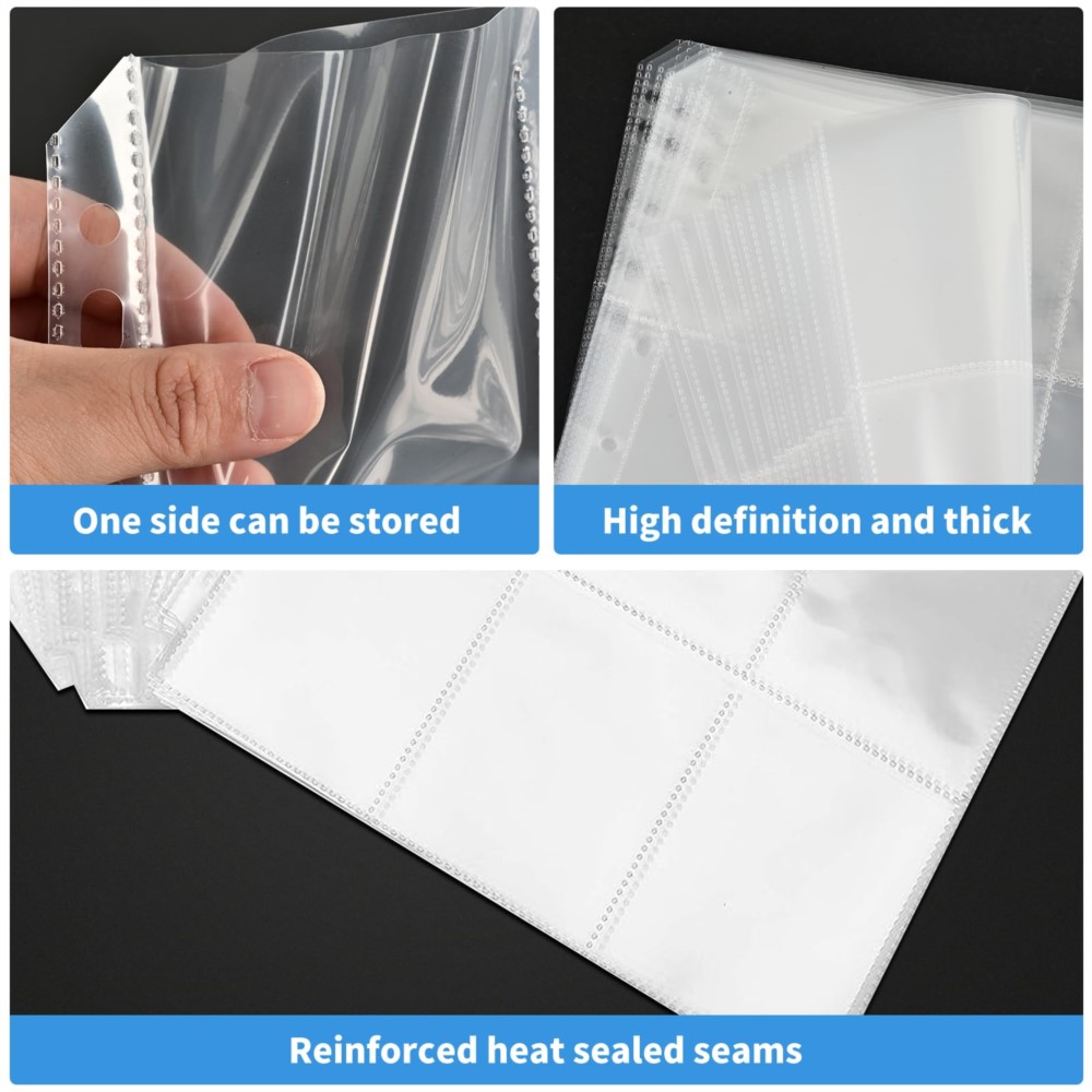 50 Folhas de Protetores de Car - Ring Binder Box avaliação e preço