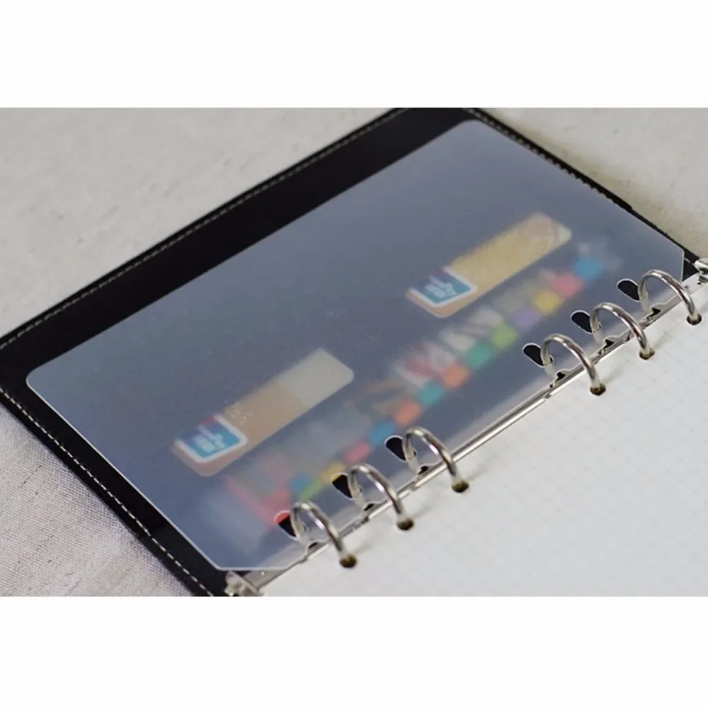 2 pçs/set elástico transparent - Ring Binder Box avaliação e preço