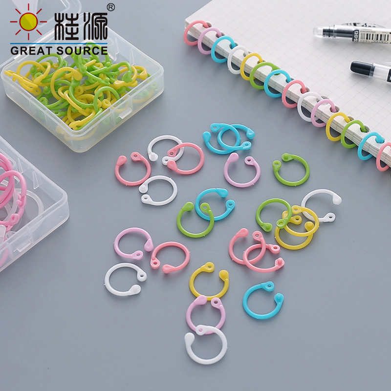 Makeasy colorido anel fichário - Ring Binder Box avaliação e preço