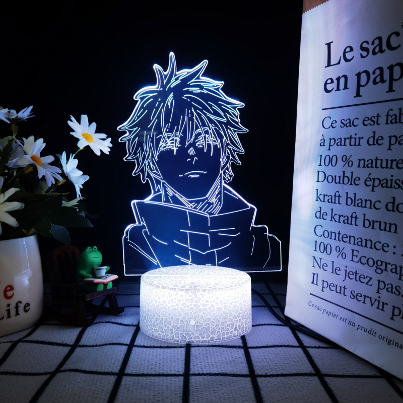 Luminária Noturna 3D Anime Juj - Led Desk Light Usb avaliação e preço