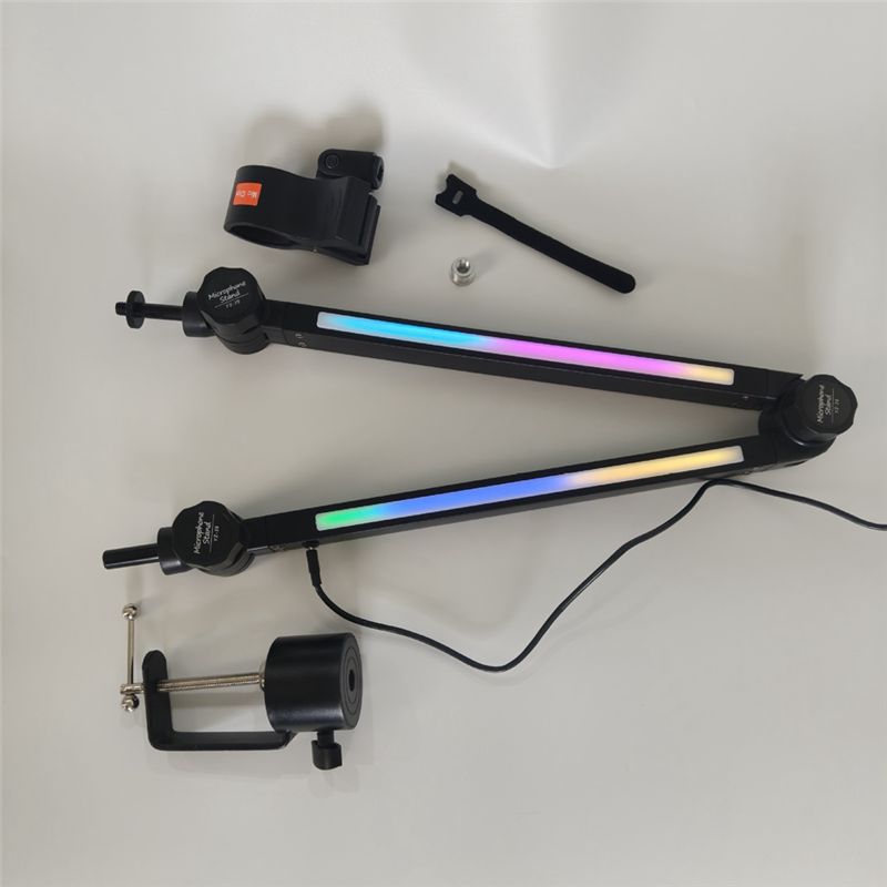Suporte de Microfone Rotativo  - Desk Setup With Mic avaliação e preço