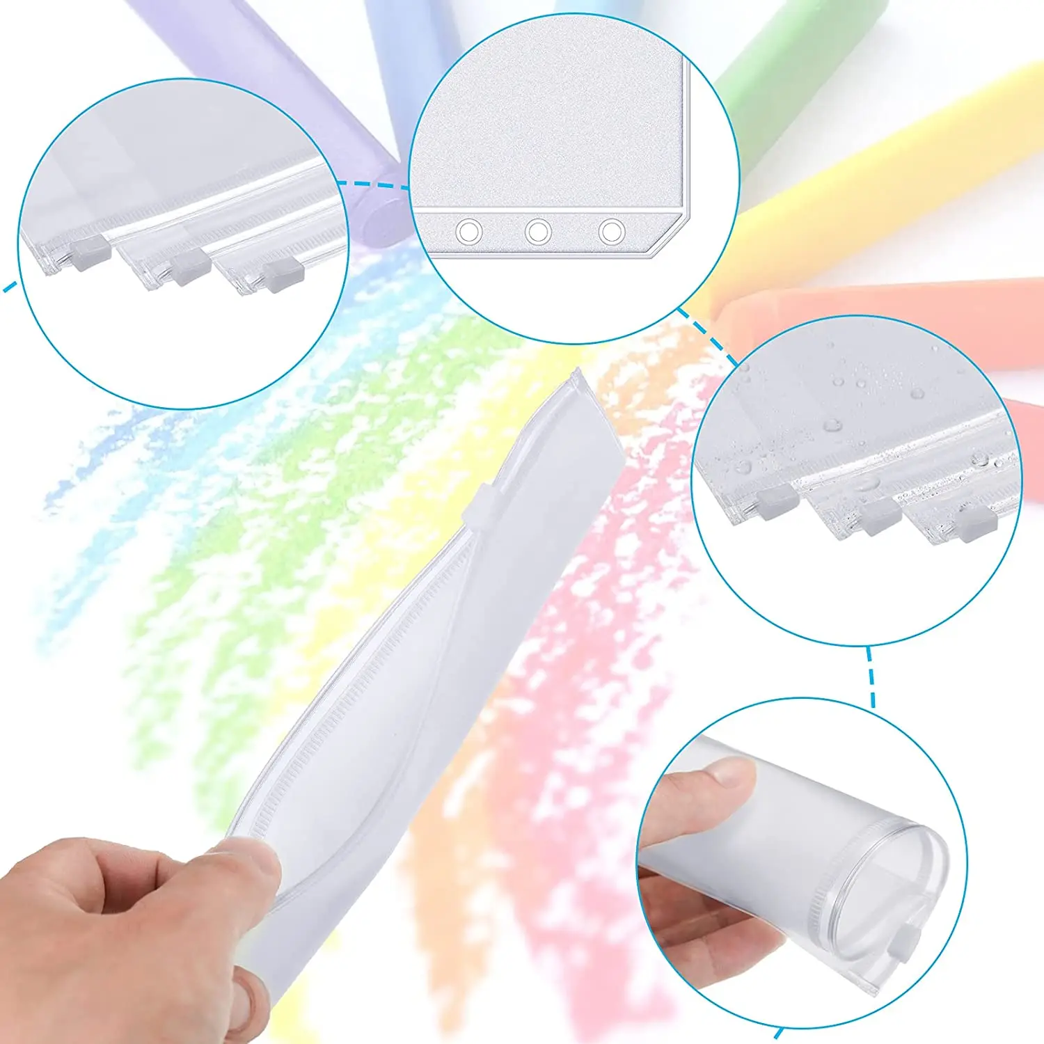 Bolsos para fichário a6, 6 bur - Ring Binder Box avaliação e preço