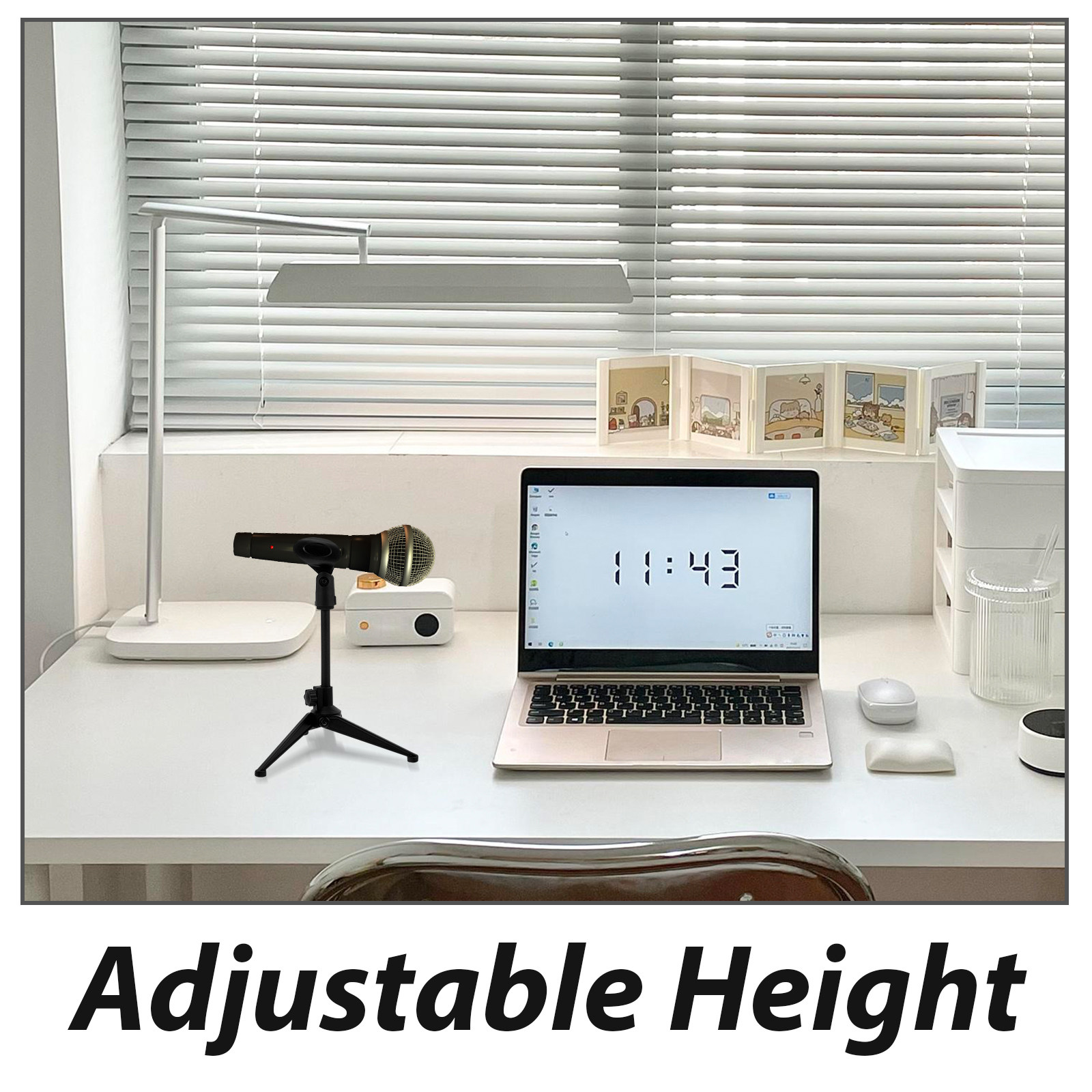 Suporte de Microfone Tripé de  - Desk Setup With Mic avaliação e preço