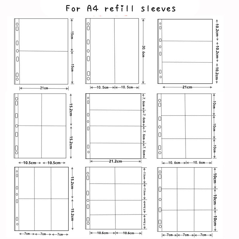 Sharkbang 10 peças mangas fich - Ring Binder Box avaliação e preço