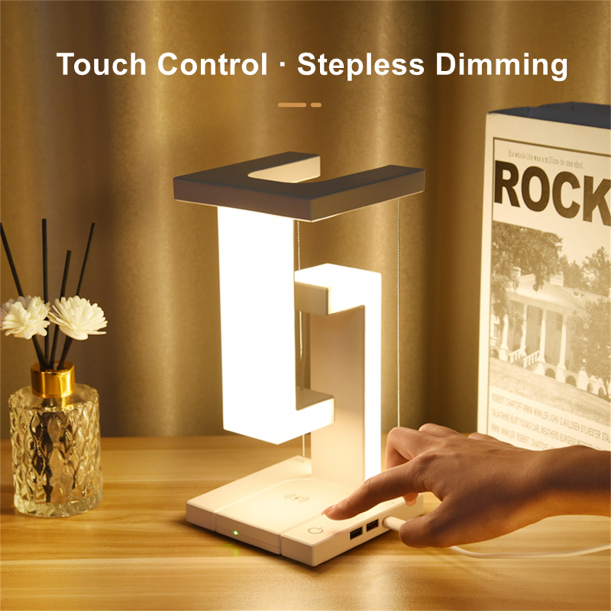 Luminária de Mesa Flutuante co - Led Desk Light Usb avaliação e preço