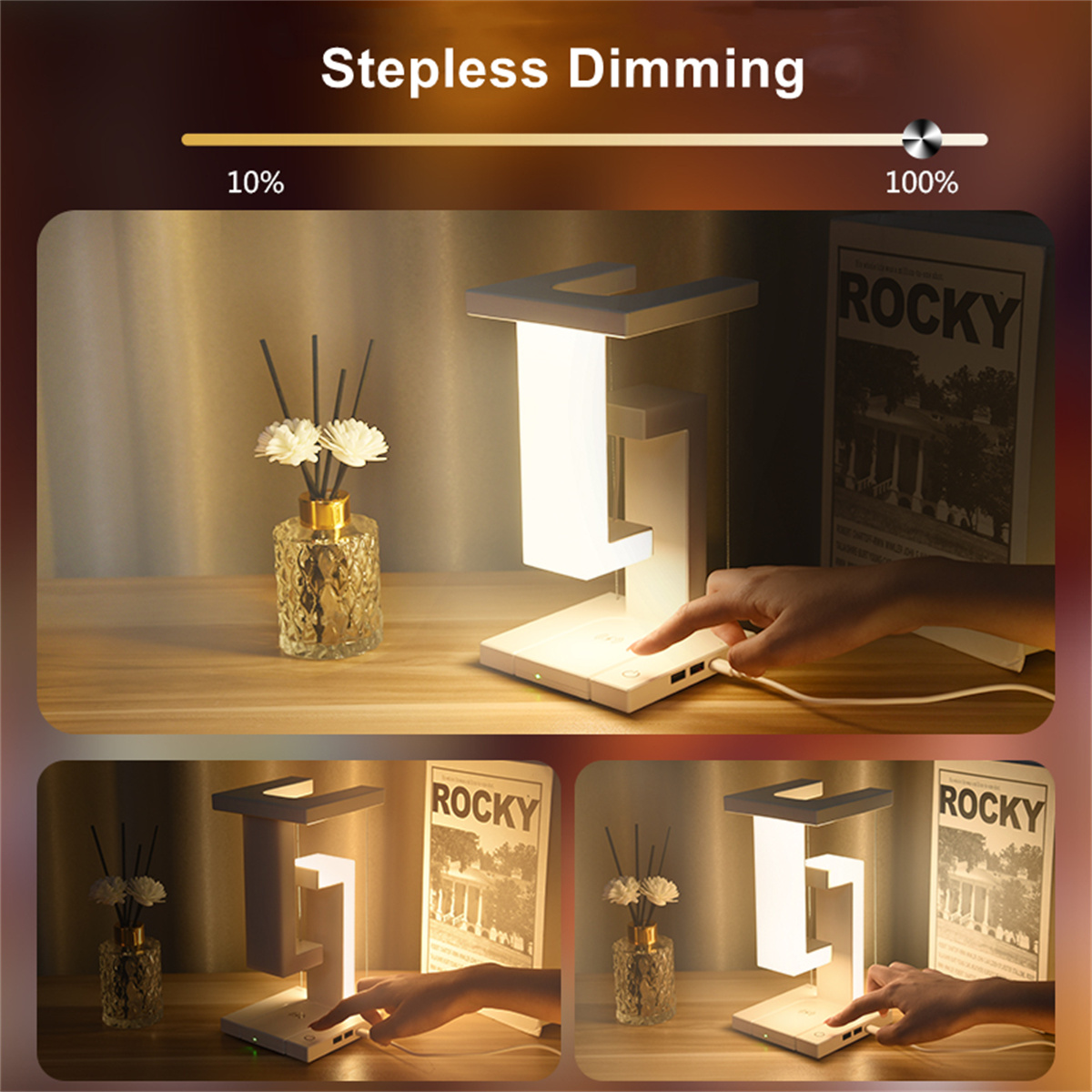 Luminária de Mesa Flutuante co - Led Desk Light Usb avaliação e preço