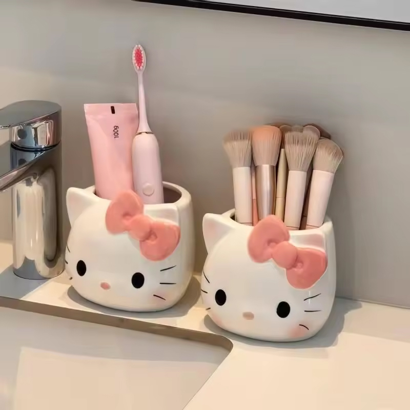 Suporte de Lápis Hello Kitty F - Desk Setup Organizer avaliação e preço