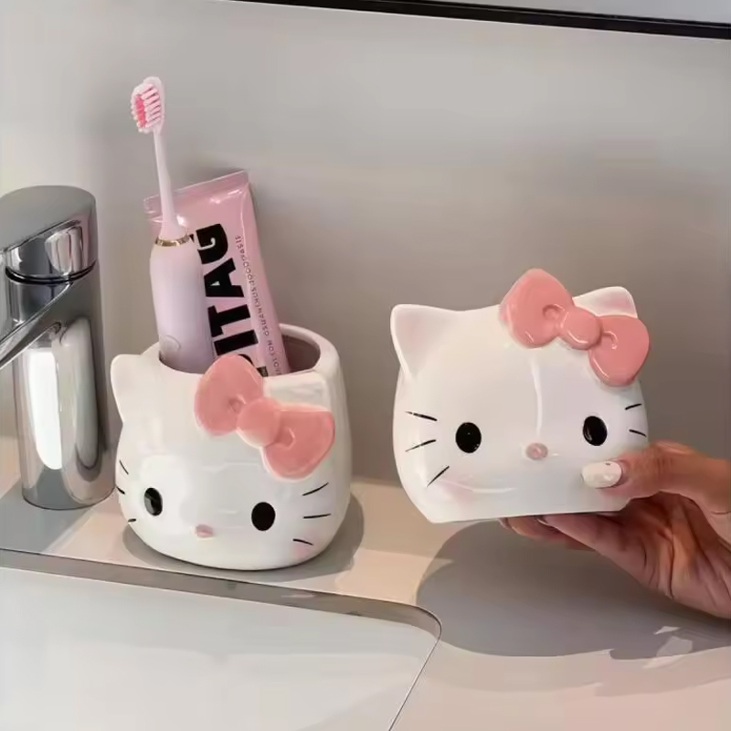 Suporte de Lápis Hello Kitty F - Desk Setup Organizer avaliação e preço