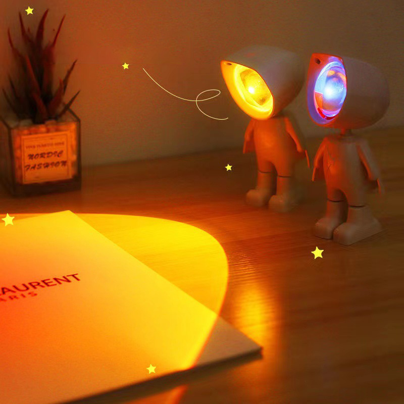 USB Sunset Lamp Projector LED  - Led Desk Light Usb avaliação e preço