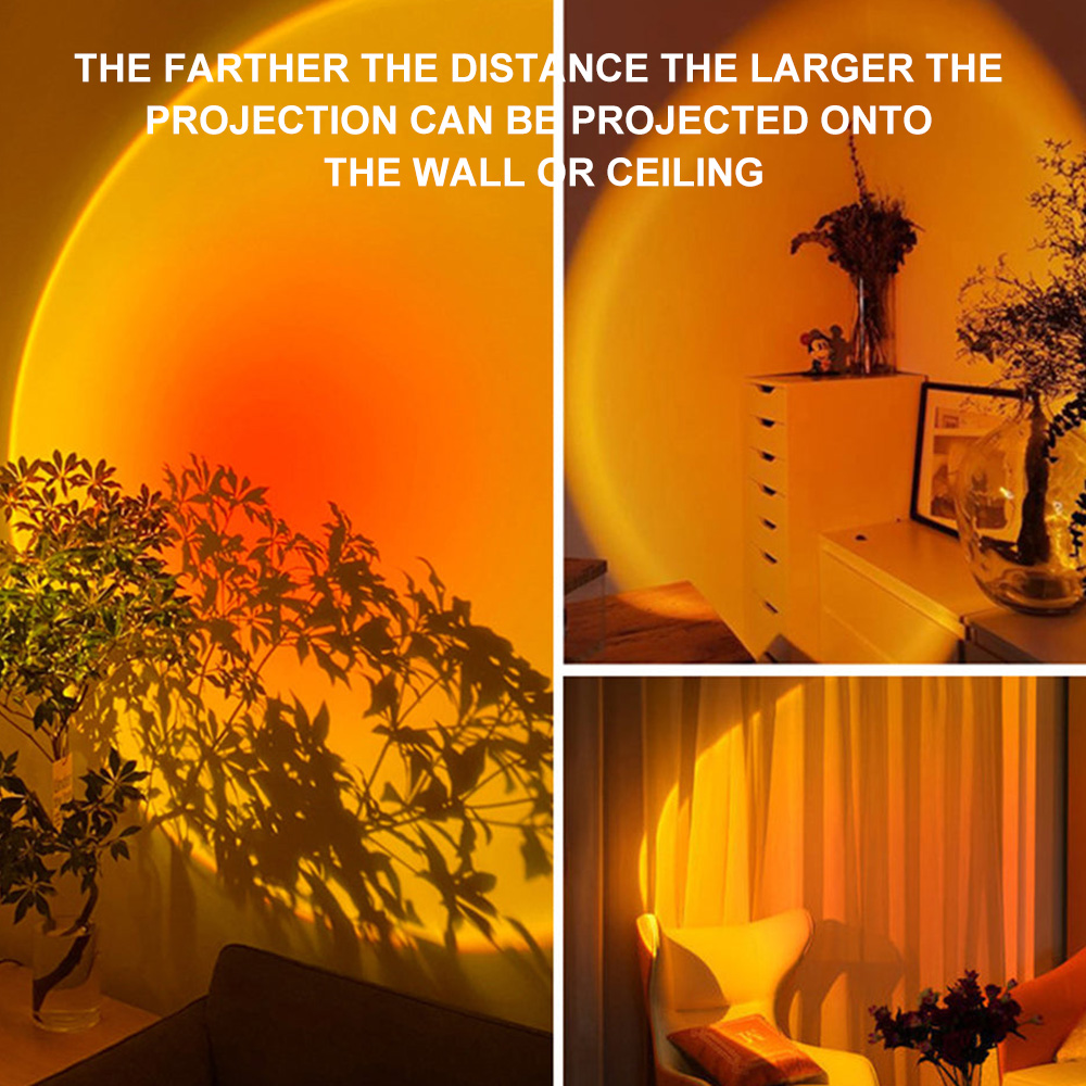 USB Sunset Lamp Projector LED  - Led Desk Light Usb avaliação e preço